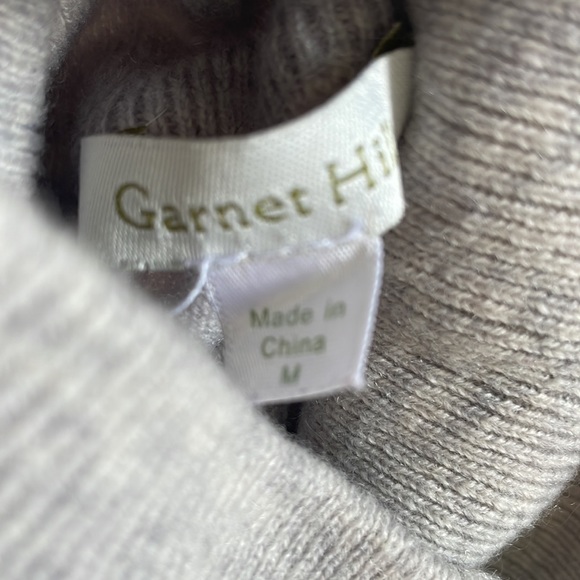 Garnet hill oversized turtleneck sweater - Picture 5 of 5